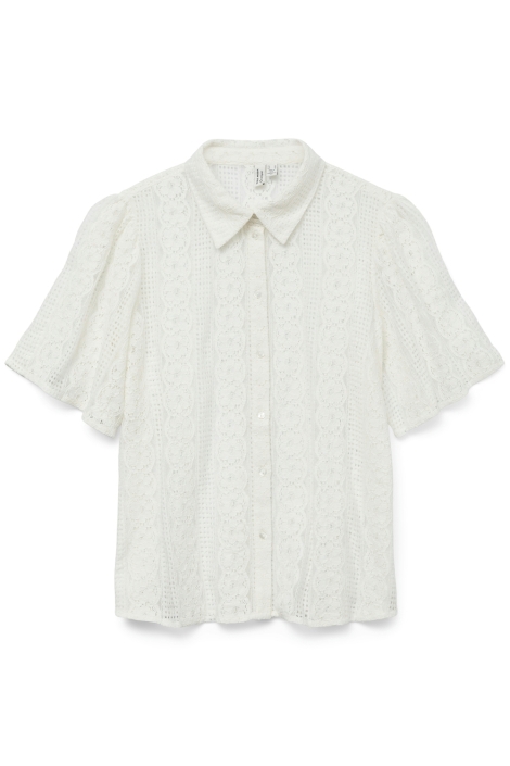 Vero Moda vmdelsie s/s lace shirt wvn btq